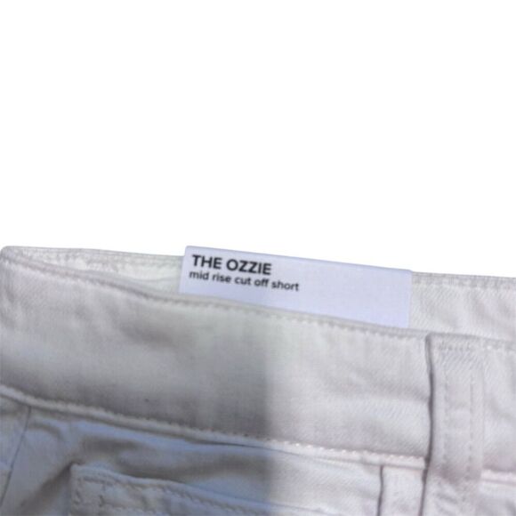 NWT Joe's Jeans the Ozzie Mid Rise Cut Off Shorts White Size 30 - Picture 5 of 5